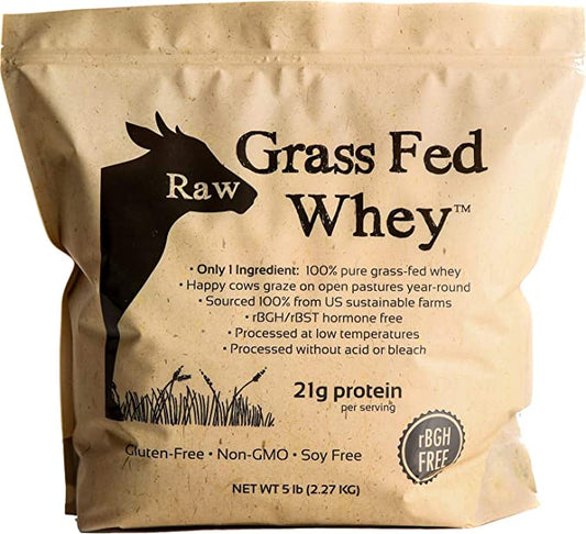 Organic Raw Grass Fed Whey 5LB